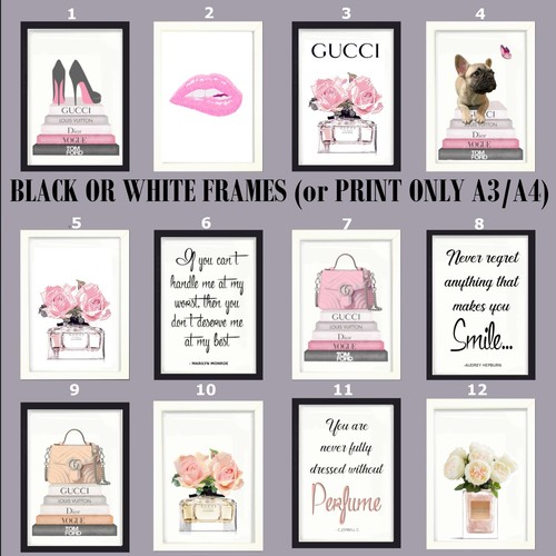 Fashion print wall art - fashion,