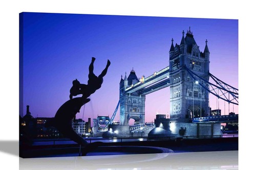 Tower bridge london canvas - tower,