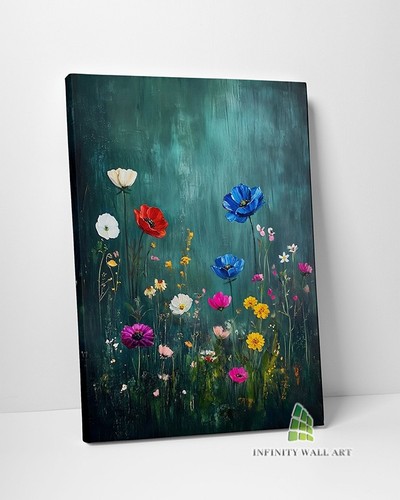 Wildflowers canvas art wall - art,