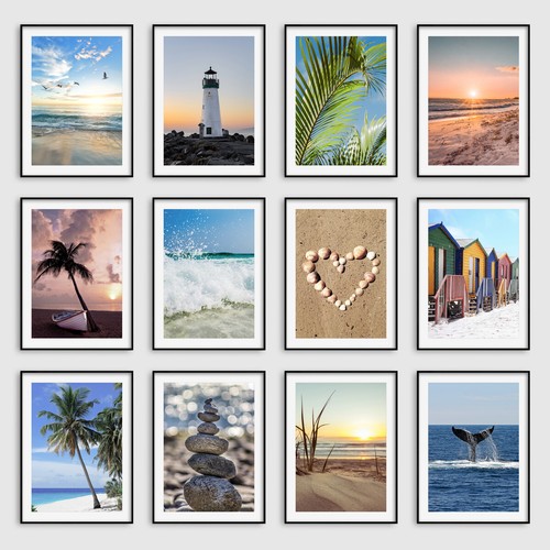 Beach wall art prints - art,