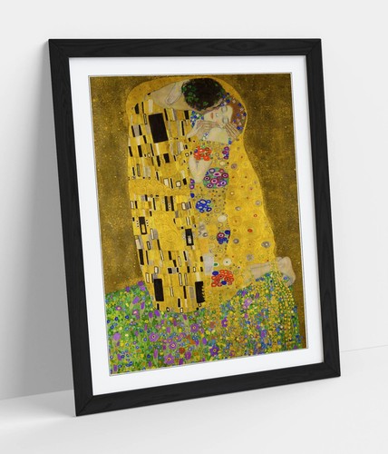 Gustav klimt the kiss framed - kiss, -framed