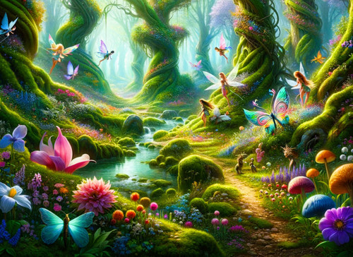 Magical fairy woodland forest - magical,