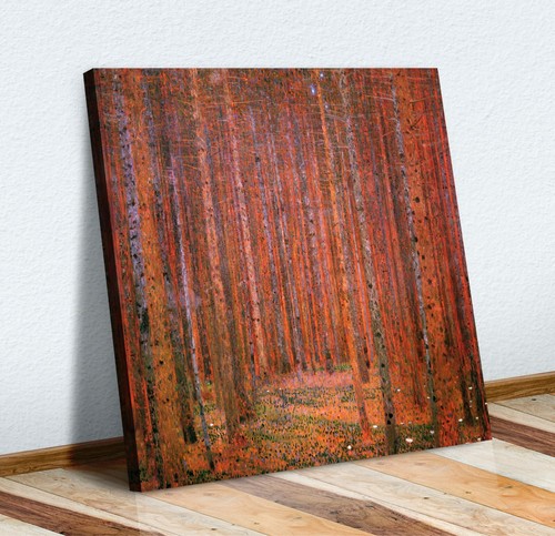 Gustav klimt fir forest canvas - klimt,