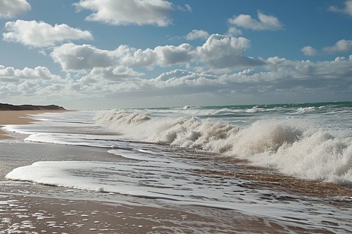 Beach seascape canvas - beach,