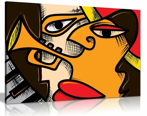 Abstract jazz art music cubism - abstract,