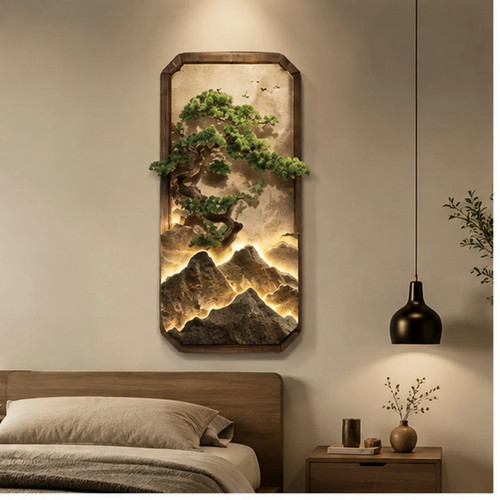 Mountain wall art - art, 3d