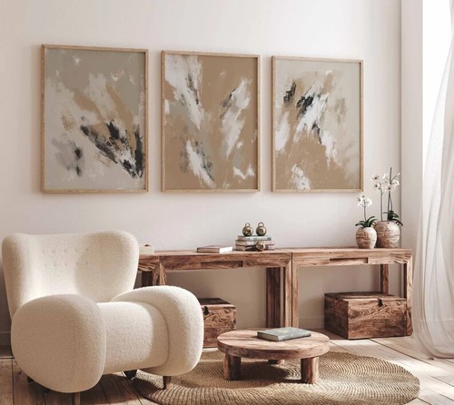 Abstract gallery wall - wall, set