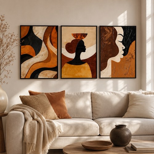 Set framed abstract - set,