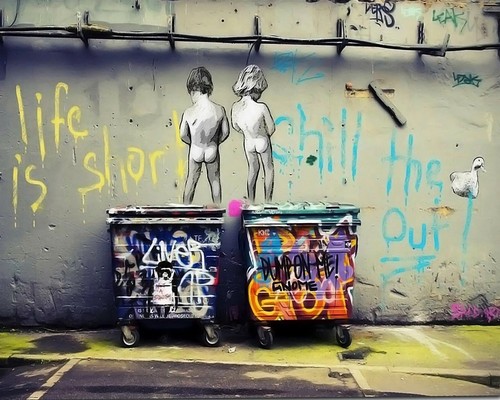 Banksy life short - life,