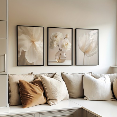 Flowers pictures artwork wall - flowers,