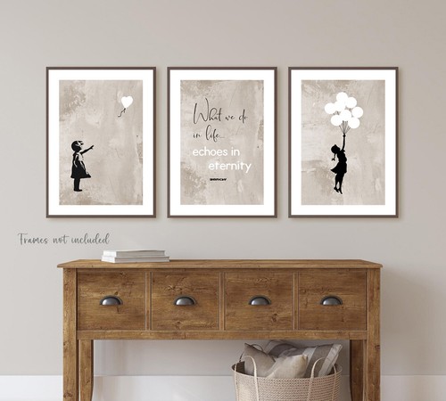 Set banksy wall - set, quote