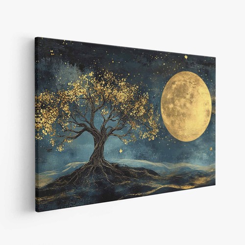 Tree life canvas wall - tree,