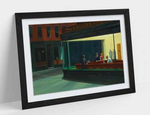 Edward hopper nighthawks art - edward,
