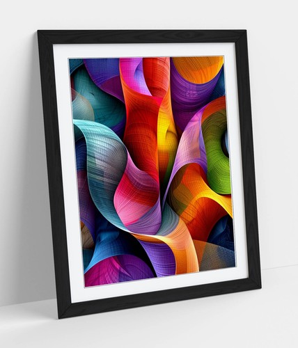 Abstract colourful curves - colourful,
