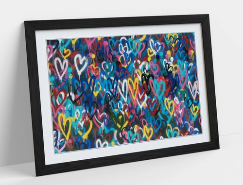 Banksy love wall - wall, -art
