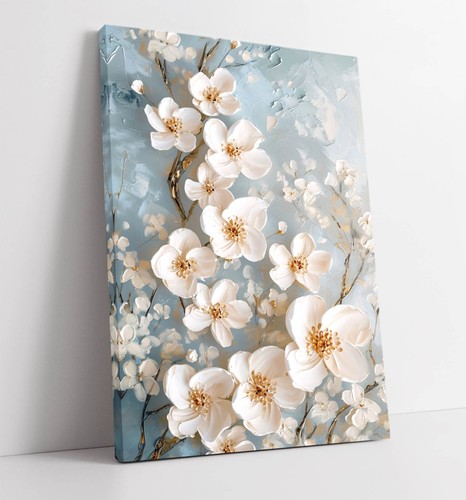 White flowers against - white, blue